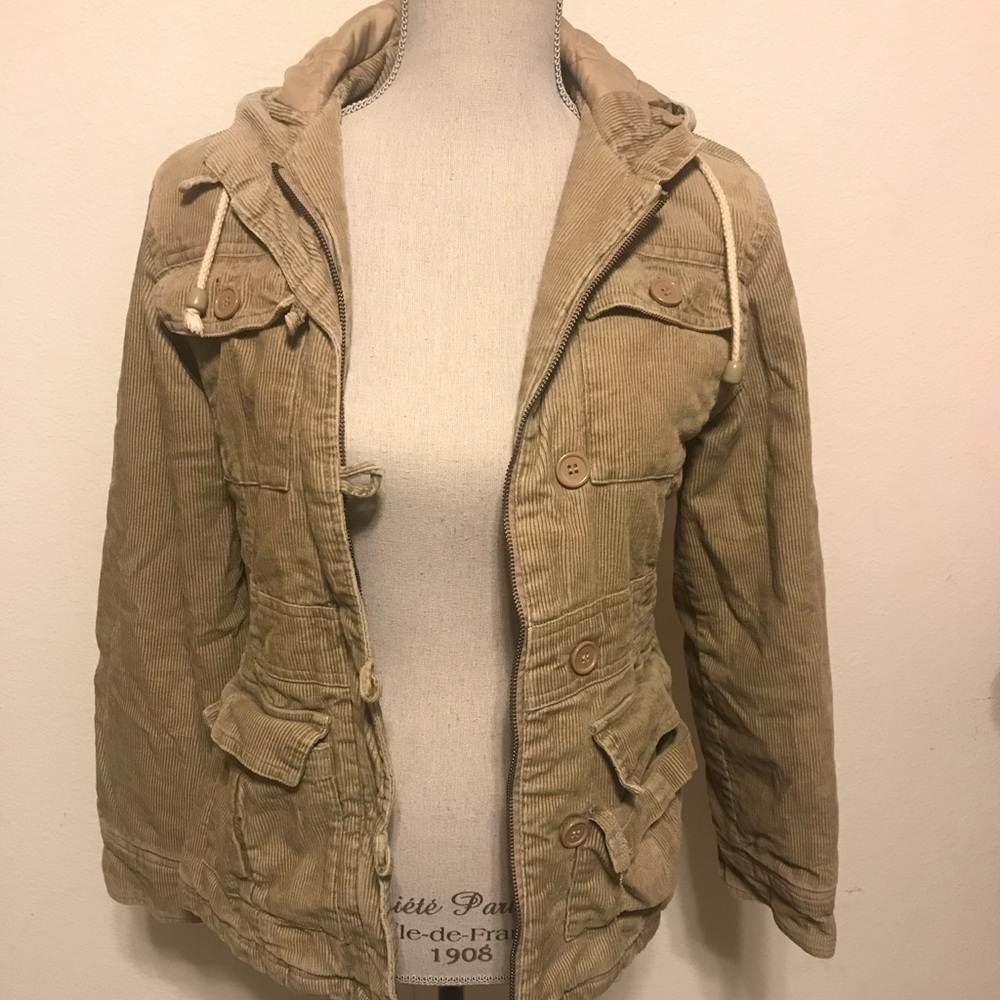 Forever 21 Corduroy Jacket Camel/Tan Size S